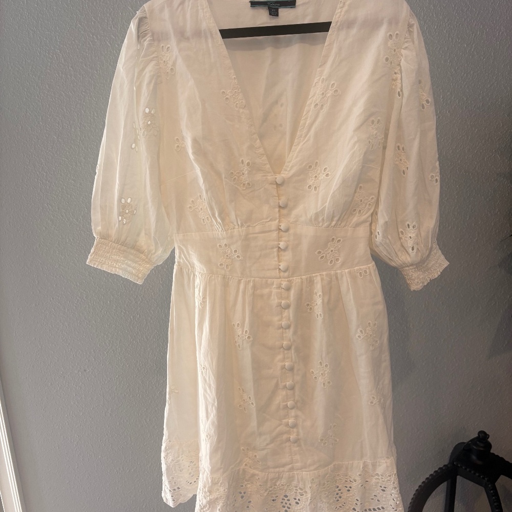 Shore |. White eyelet dress